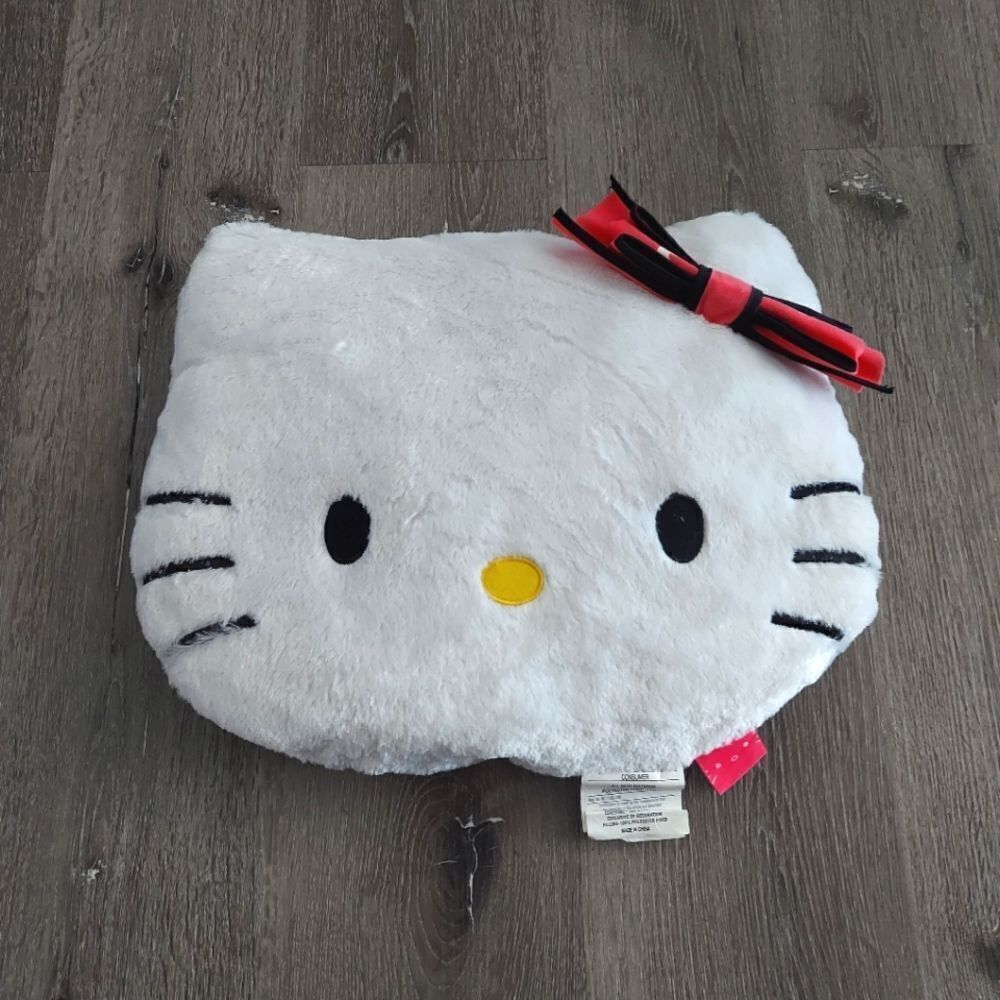 Hello Kitty Head Plush Cushion Pillow 18×14